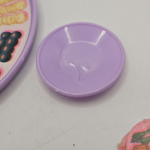 Vtg Barbie Sweet Roses Dining Lazy Susan Vegetable Platter Replacement Parts 80s - Picture 13 of 16